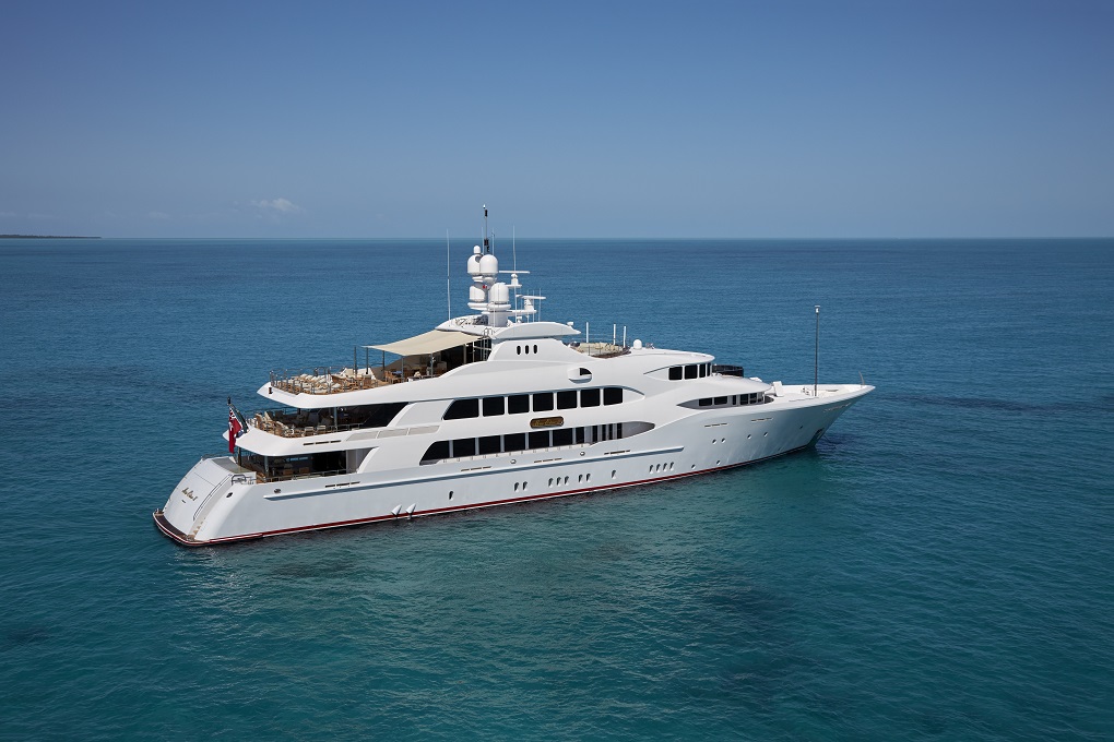 Mia Elise ii Trinity Yachts exterior layout side